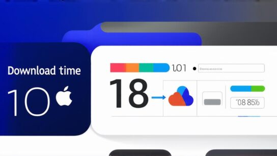 How much time does it take to download iOS 18