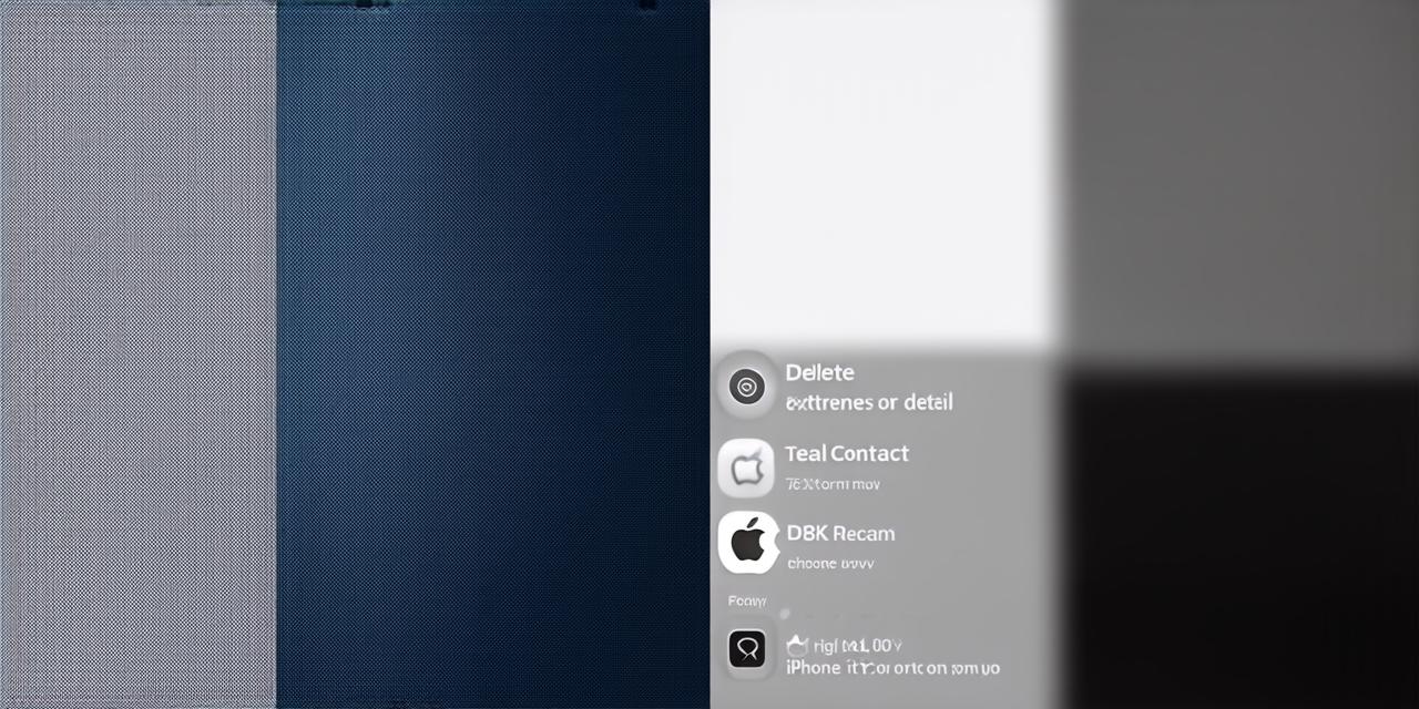 How to delete a contact photo on an iPhone running iOS 17