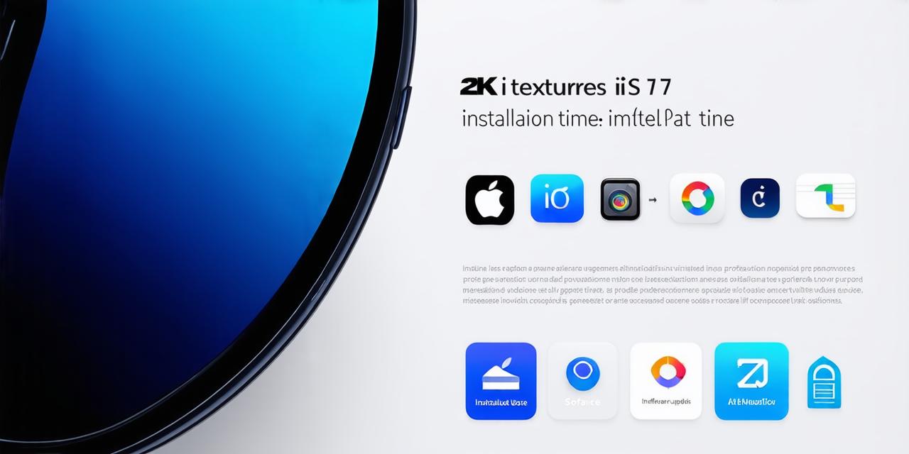 How much time is required to install iOS 17.5