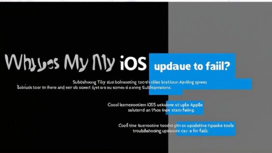 Why does my iOS update continue to fail